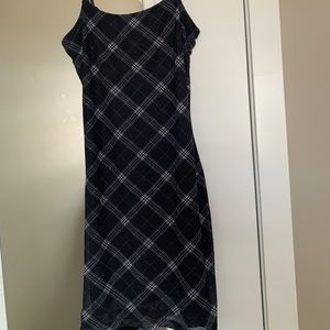 H&M Divided Plaid Mini Dress